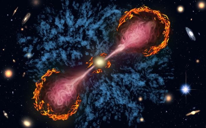 ASU astronomers uncover black hole jets reaching far beyond their galaxies and deciding their fate