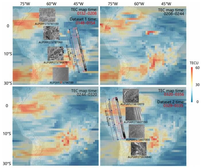Measuring equatorial ionospheric scintillation over EIA using L-band SAR: a case study