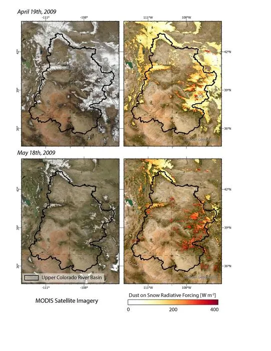 MODIS maps 2009