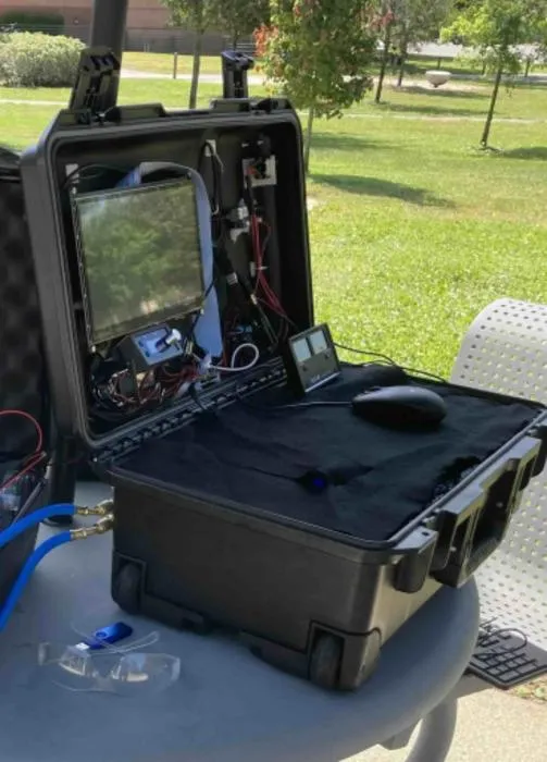 Portable Raman analyzer