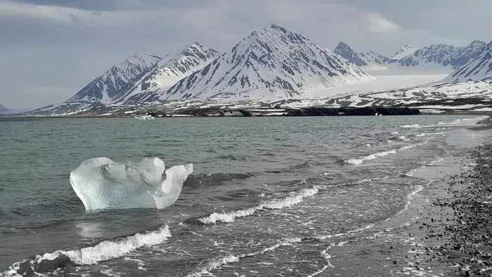 Global warming may weaken Arctic fjords' ability to store carbon. This is Kings Bay in Svalbard.