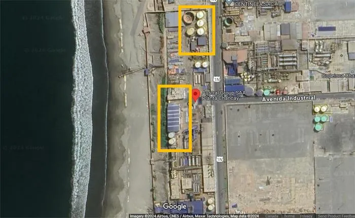 Example of factory location