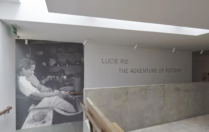 The Lucie Rie exhibition at Kettle's Yard, where the psychological experiment was held.