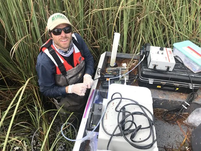 Brett Poulin in Florida Everglades