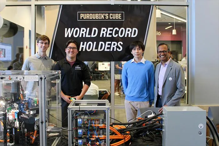 Purdubik’s Cube high-speed robotic system team