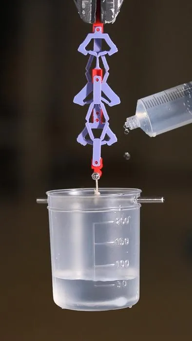 Countersnapping material lifting