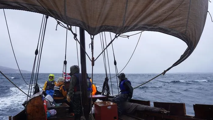 Crew in boat