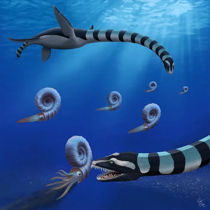 Traskasaura sandrae illustration by Robert O. Clark