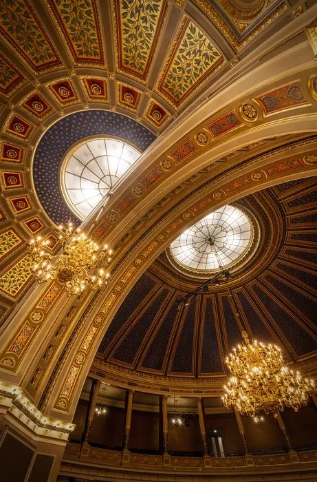 The auditorium ceiling, Uppsala University Main Building