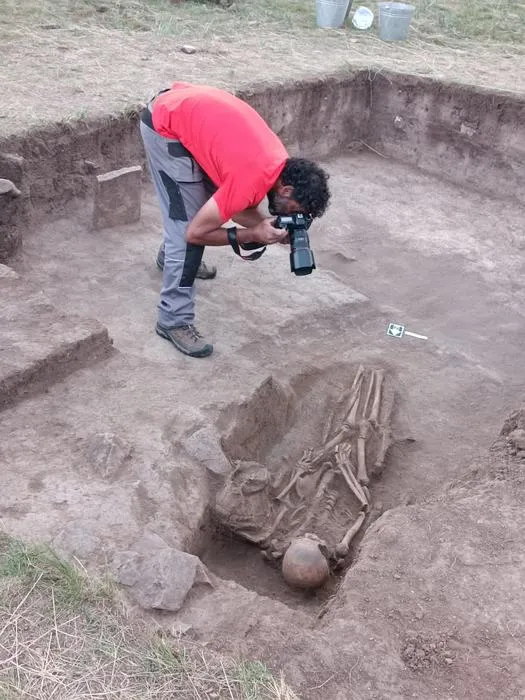 Grave inside the garrison