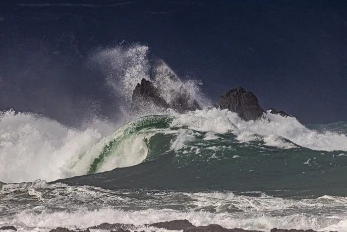 Wild weather at Wellington Harbour