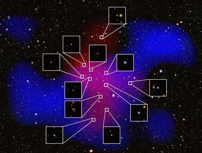 Cosmic Himalayas Quasar Cluster Defies Explanation