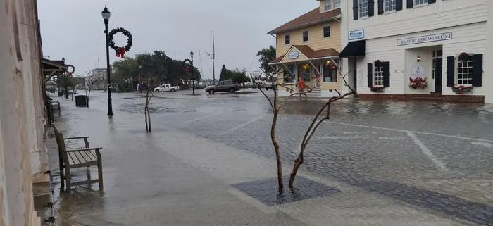 Sunny Day Flooding in Beaufort, N.C.