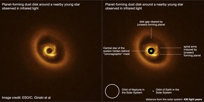 Image of the young nearby 2MASS1612 system (also known as: RIK113) taken with the ESO Very Large Telescope in Chile.