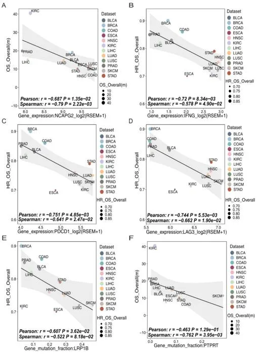 Association analysis between ICI efficacy data and multi-omics data (1)