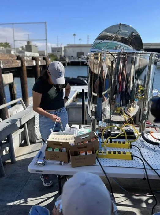 Prototype of ocean carbon capture device
