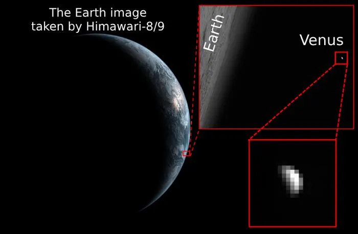 Venus as seen by Himawari satellites