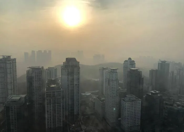 Smog in the city
