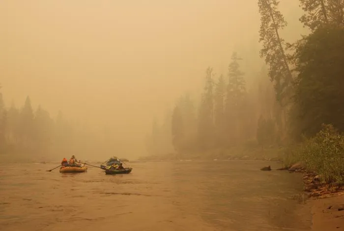 Elkhorn fire Salmon River