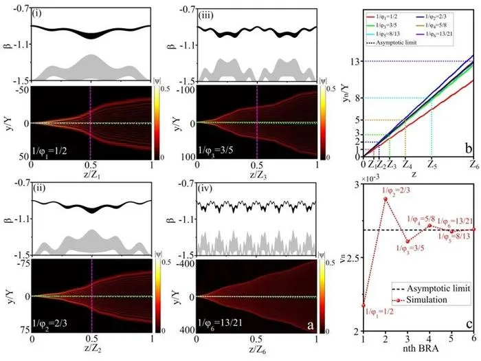 Figure 2 | Simulation results in the approximants of a quasi-periodic bichromatic driving.
