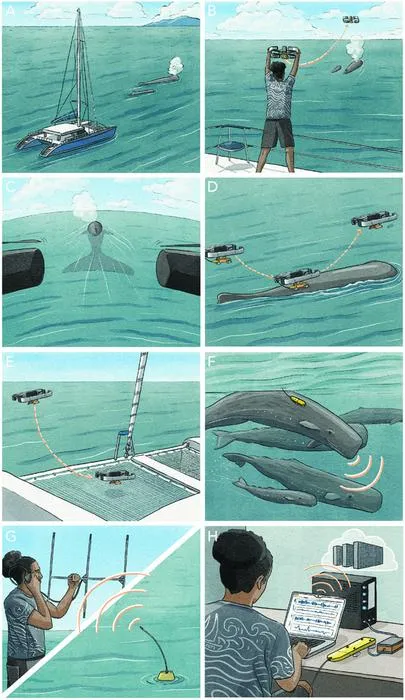 Drone-based application of whale tags: A “tap-and-go” approach for scientific animal-borne investigations