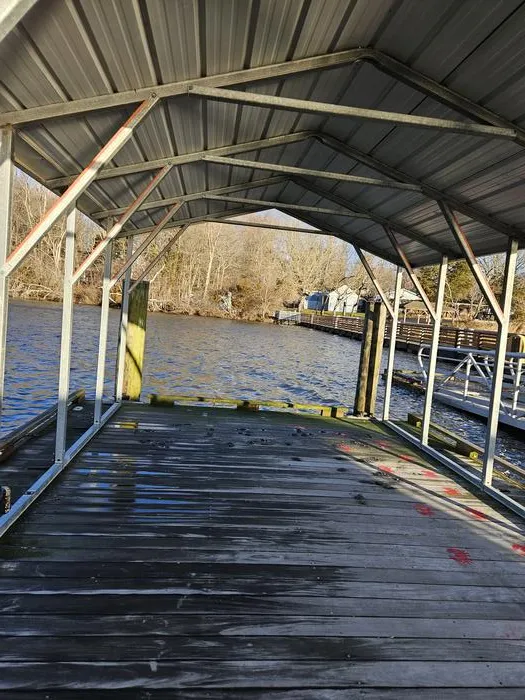Dock with scat