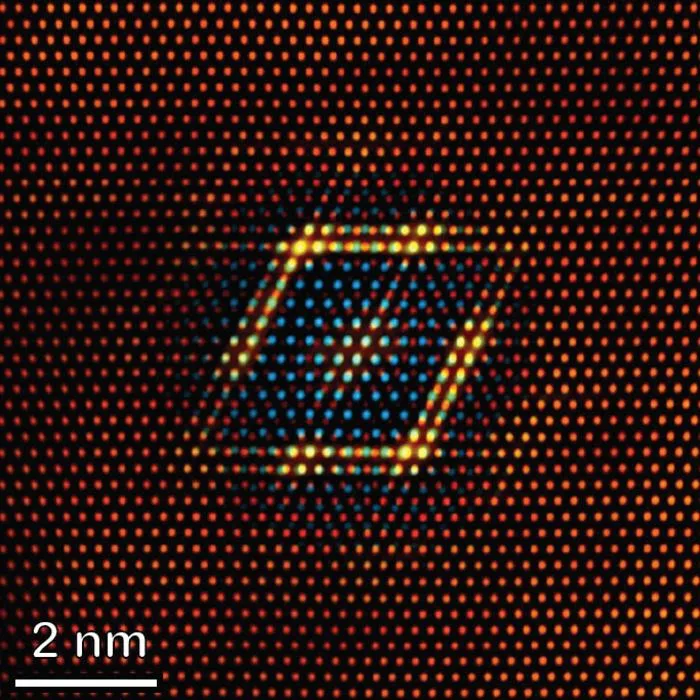 tiny copper-lithium (Cu₃Li) particles trapped inside a thin double layer of tantalum