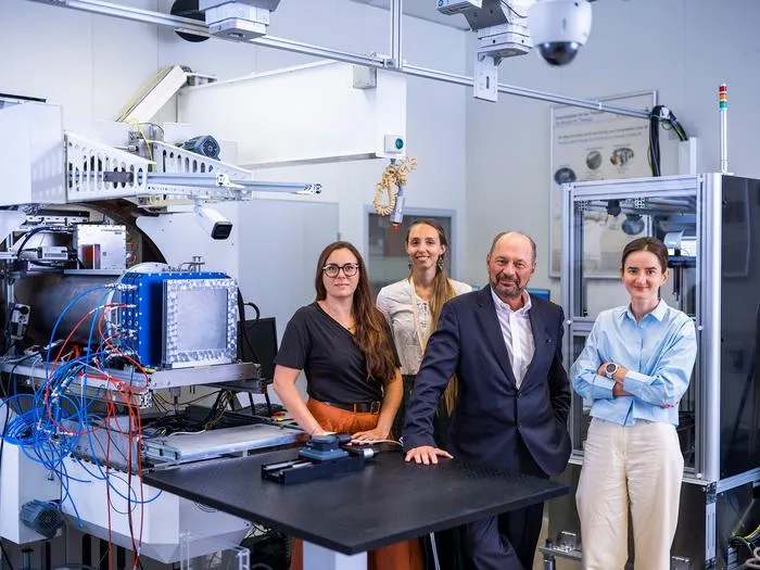 ERC Grant holder Professor Marco Durante with a part of his BARB team at GSI/FAIR Biophysics