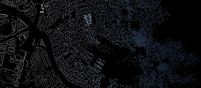 Danish scientists find surprising insights into how mobility patterns are influenced by the shape of landmasses, lakes, rivers, and the placement of buildings, roadways, and cities.