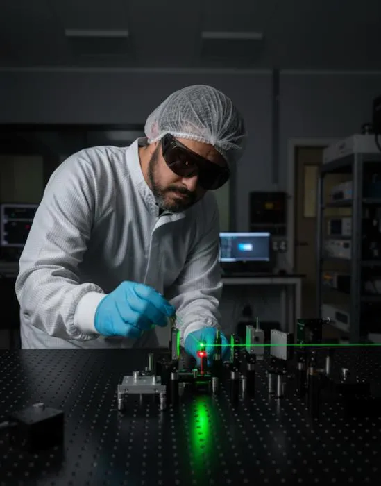 Experiment on optical bench