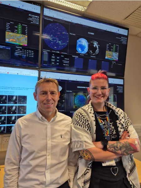 Dr Heloise Stevance and Professor Stephen Smartt