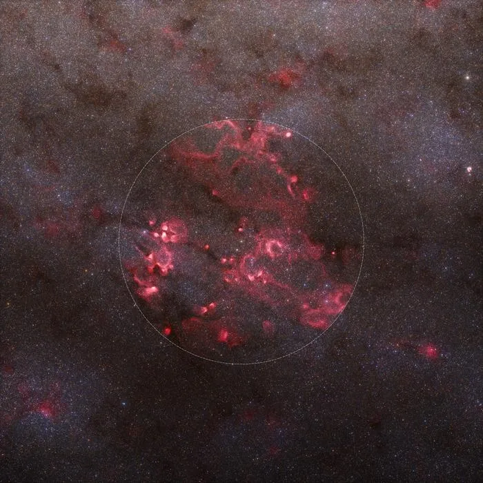 Gaia’s star-formation map (zoom-in)