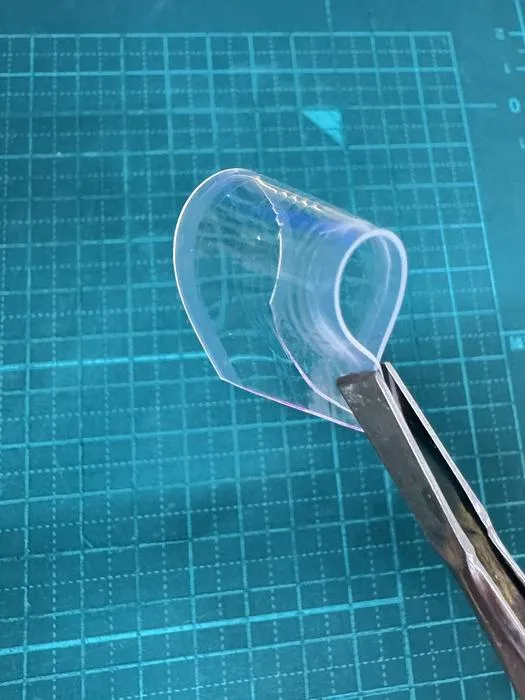 Flexibility of optical tactile sensor