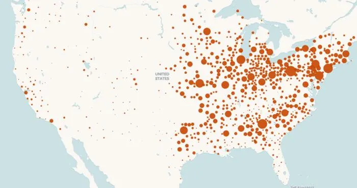 Jobs in U.S. cities in 1900