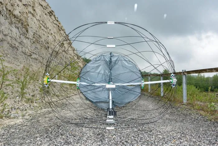 Field tests with the Tumbleweed Science Testbed in a quarry in Maastricht in April 2025.