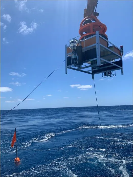 Autonomous lander used to sample the deep sea