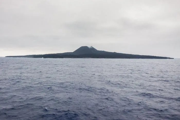 Nishinoshima Island in the Ogasawara Islands of Japan