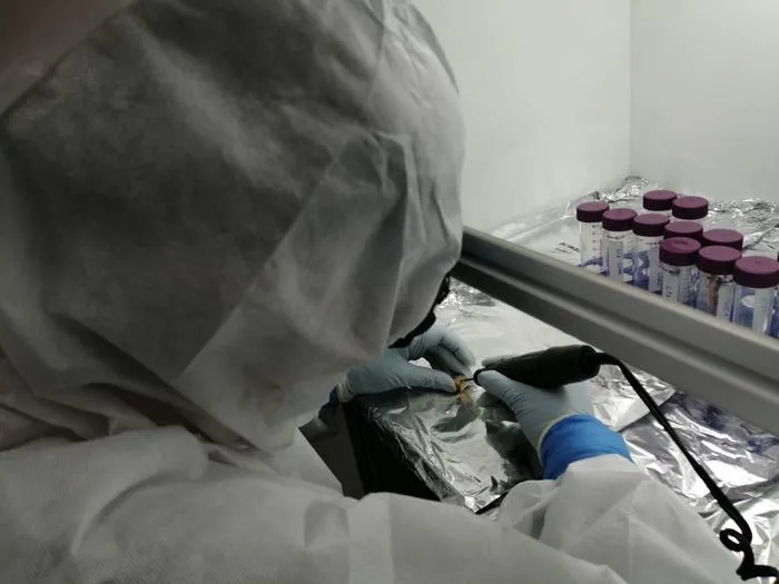 Laboratory analysis at Durham University