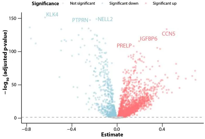 Impact of age on plasma proteome
