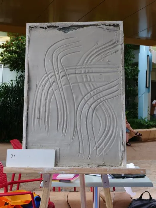 Tactile set up with finger flutings
