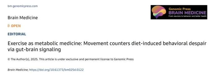 Exercise as metabolic medicine