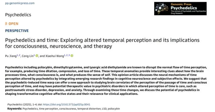 Psychedelics and time: Exploring altered temporal perception and its implications for consciousness, neuroscience, and therapy