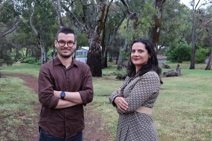 Dr Bastien Lechat and Barbara Toson, Flinders University