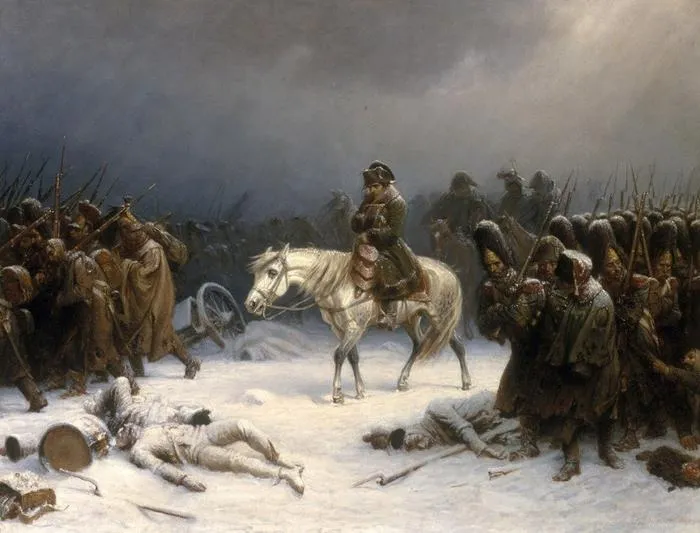 Painting of Napoleon's army