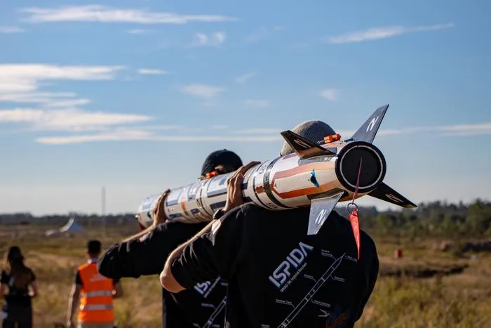 ISPIDA on its way to the launch pad.