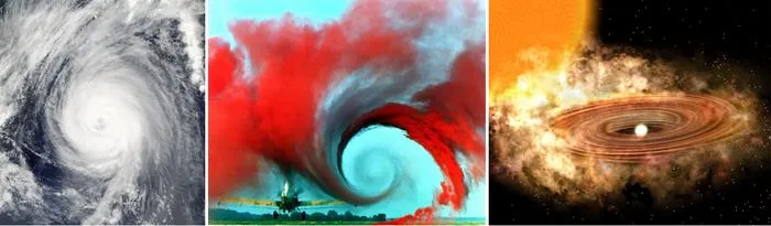 Examples of rotating turbulence