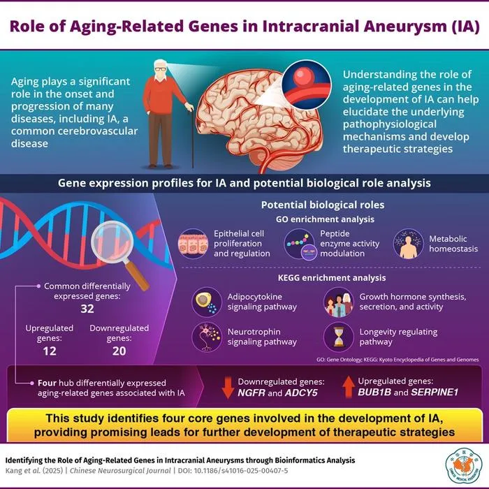 Role of Aging-Related Genes in Intracranial Aneurysm (IA)