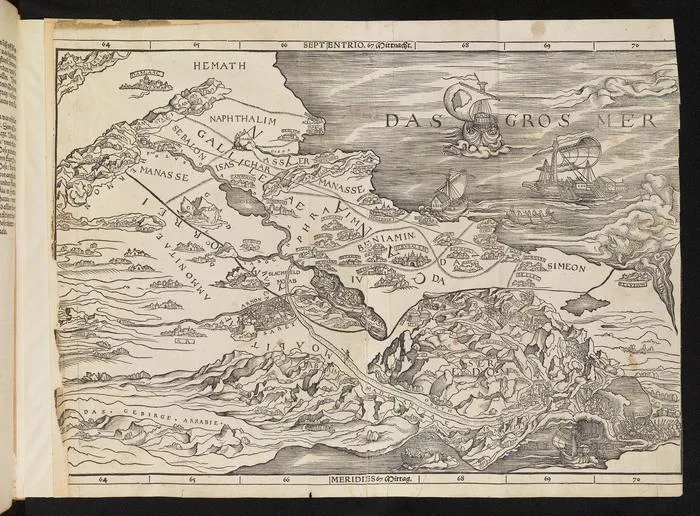 The first Bible map