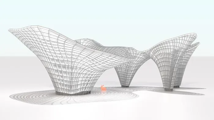 A gridshell design example