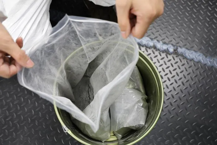 Fine metal powder used to 3D print the new aluminum alloys